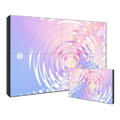 Interfaz de señal video de la exhibición de pared del POP 3x3 Samsung LCD 8ms Repond LVDS