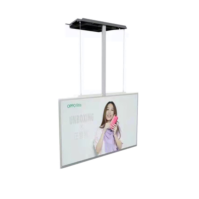 La señalización echada a un lado doble colgante del LCD/de OLED Digitaces exhibe 700 liendres para la publicidad