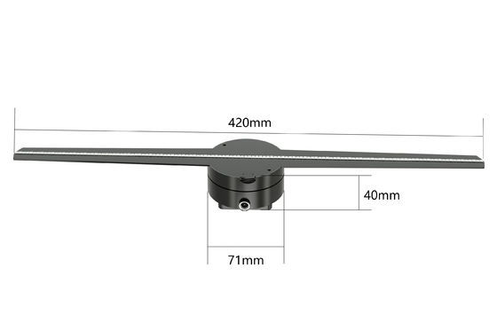calidad  RGB1615 Holographic Led Fan Display 56 65 85cm 8GB Support Splicing fábrica