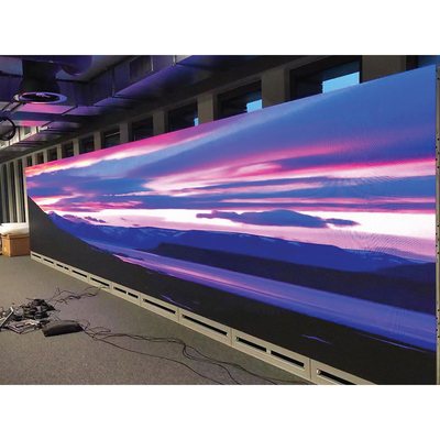 Exhibición de pared video de la pantalla multi interior 55inch 4k 480x480m m a todo color