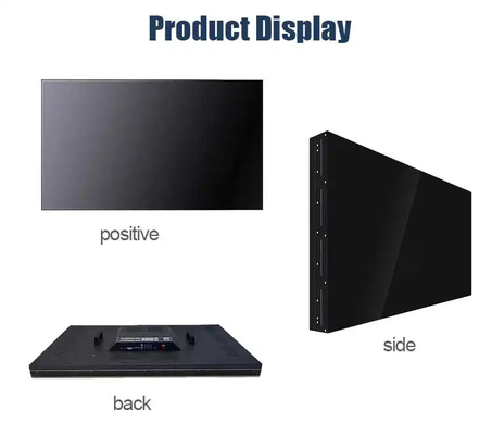 Monitor ultra estrecho video multi del soporte del bisel de la pared 55inch 4x4 del Lcd de la publicidad de pantalla