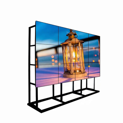 1.7m m 49 gabinete video de la situación del piso del marco del tacto del IR de la pared de LG Samsung LCD de 55 pulgadas