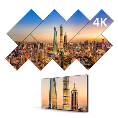 46 49 55 exhibición de pared video interior de los 65in 4K 2x2 3x3 HD LCD